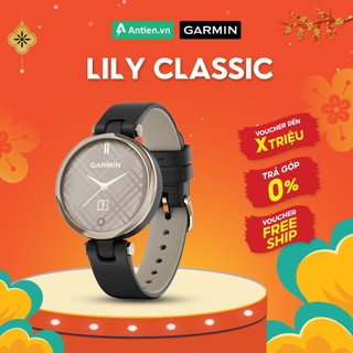 Đồng hồ thông minh nữ Garmin Lily Classic Dây Da