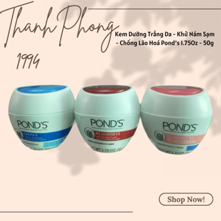 (NỘI ĐỊA MỸ - SẴN) KEM POND DƯỠNG TRẮNG TÁI TẠO DA GIẢM NÁM THÂM TÀN NHANG 50G 200G