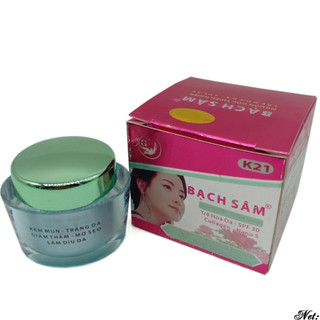 Kem mụn trắng da xoá thâm mờ sẹo làm dịu da Bạch Sâm K21 22g