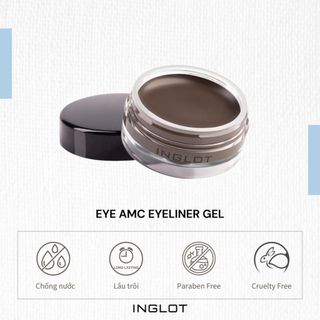 Gel kẻ mắt màu nâu bền màu, lâu trôi Amc Eyeliner Gel 90 (2g) INGLOT
