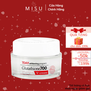 Kem Dưỡng Trắng Da Angel’s Liquid 7 Day Whitening Program Glutathione 700 V-cream 50ml