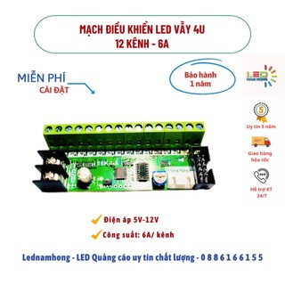 Mạch điều khiển led vẫy 16 Cổng 6A - 4U