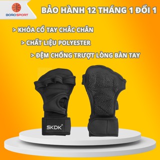 Găng Tay Tập Gym Chính Hãng Bao Tay Tập Gym Thiết Kế Êm Ái Thoáng Khí Đệm Silicone Chống Trượt Cleacco SKDK Boro Sport