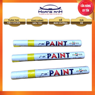 Bút chấm sơn ốc, bút sơn vỏ xe màu vàng, dùng để đánh dấu hoặc viết các thông số lên kính, nhựa, cao su, thông số lốp xe