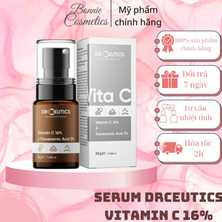 Serum DrCeutics vitamin C 16% + tranexamic Acid 3% sáng da mờ thâm sạm 30g - BonnieCosmetics