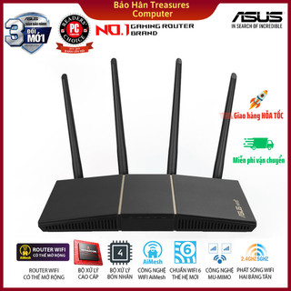 Bộ phát wifi - router wifi asus rt-ax57 ax3000 dual band wifi 6 router hàng chính hãng