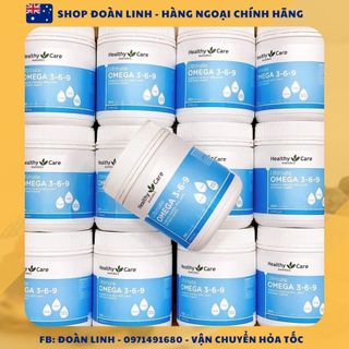 Viên uống healthy care ultimate omega 3-6-9 200, hàng chuẩ úc,viên uống omega 3 6 9 healthy care úc