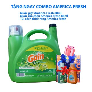 Nước giặt gain + aroma boost original 6,15l