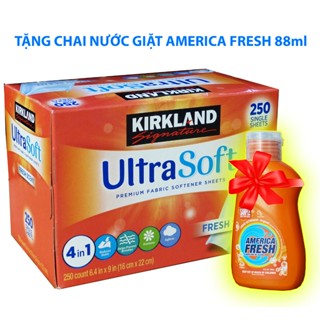 Giấy xả Kirkland Signature Ultra Soft Premium Fabric Fresh Scent (250 tờ)