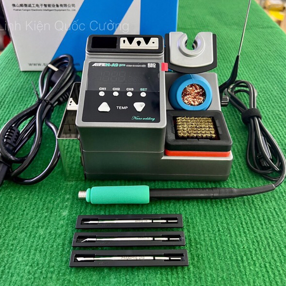 Máy hàn Aifen A9 Pro-C210 kèm 3 mũi hàn (cong/ thẳng/ dao)