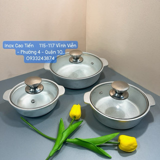 Nồi gang kho thịt , cá loại dày đẹp
