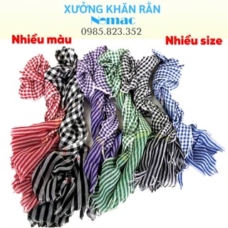 Khăn rằn Nam bộ truyền thống kích thước lớn nhiều size nhiều màu / Khăn đi phượt Nomac du lịch, tình nguyện / Album 17