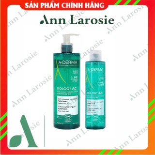 Sữa Rửa Mặt Aderma PhysAc Purifying Foaming Gel 200ml 400ml Cho Da Dầu Mụn Nhạy Cảm