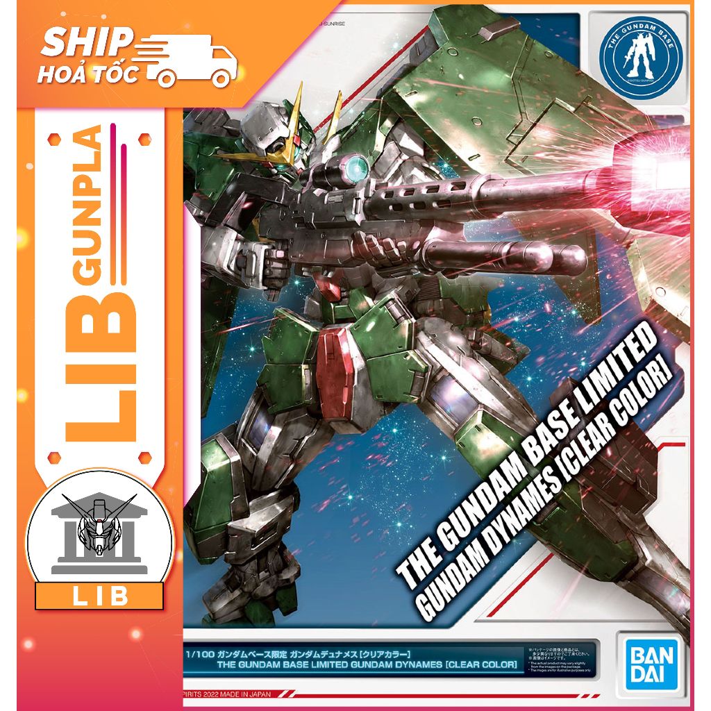 Mô hình lắp ráp Bandai Gundam MG 1/100 Gundam Dynames - Clear Color (Gundam Base Limited)