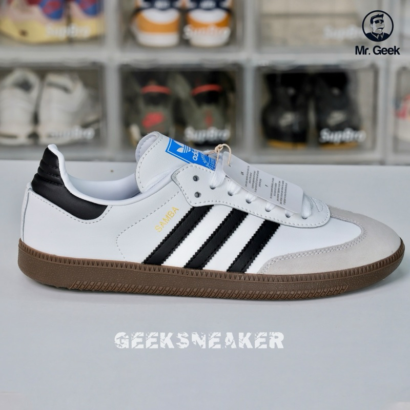 Giày AD Originals Samba OG Cloud White Core Black - B75806