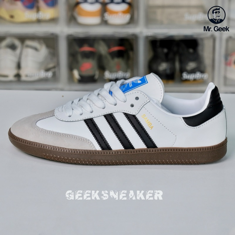 Giày AD Originals Samba OG Cloud White Core Black - B75806