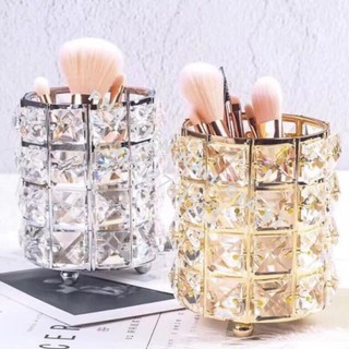 Lọ đựng cọ trang điểm pha lê sang trọng