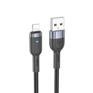 Cáp sạc nhanh tự ngắt hoco u117 1.2m