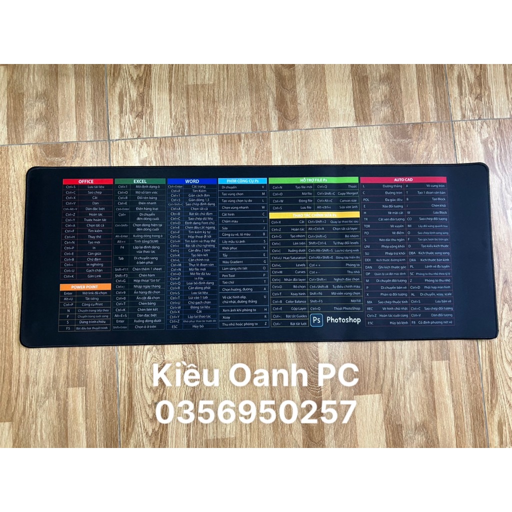 Lót chuột ( Bàn di chuột) cỡ lớn 50 mẫu pad chuột chuyên siêu bền đẹp