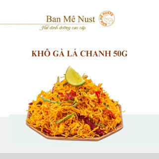 50g khô gà lá chanh 100% thịt gà loại 1, đặc biệt thơm ngon
