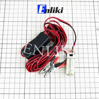 Đèn led 12v 72 bóng, ánh sáng trắng, đèn soi vợt chìm dưới nước thu hút cá