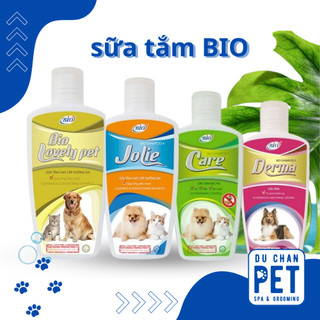 SỮA TẮM SIÊU MƯỢT LÔNG VÀ KHỬ MÙI HÔI CHO CHÓ MÈO THÚ CƯNG PET Bio Jolie chai 200ml