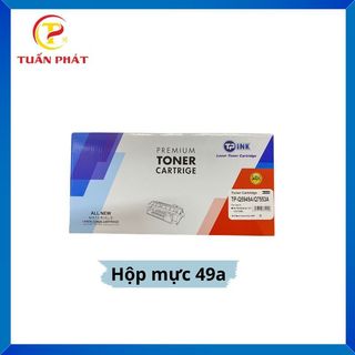 Hộp mực  49A/ 53A dùng cho máy in HP, Canon Có lỗ đổ mực và mực thải