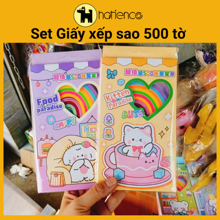 Giấy xếp sao, giấy gấp ngôi sao 500 tờ