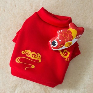 Áo tết cho chó mèo