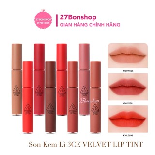 SON KEM LÌ 3CE VELVET LIP TINT