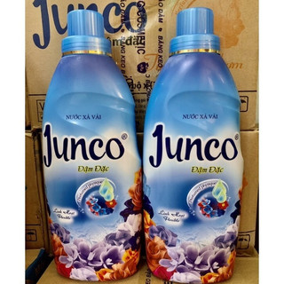 Nước xả vải Junco đậm đặc Flexible chai 800ml ( màu xanh dương)