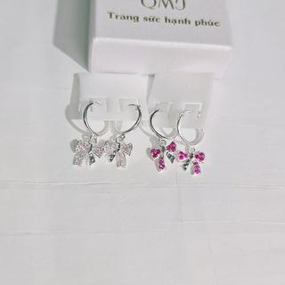 Bông Tai Nữ Bạc Nơ Xinh Xắn Thời Trang Phụ Kiện Trang Sức Bạc 925 Cao Cấp