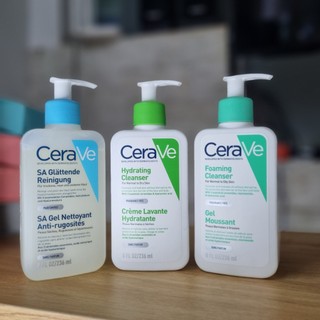 Sữa Rửa Mặt Cerave Da Dầu Da Khô & Da Hỗn Hợp (Đủ Bill - Đủ Size - Check mã vạch)