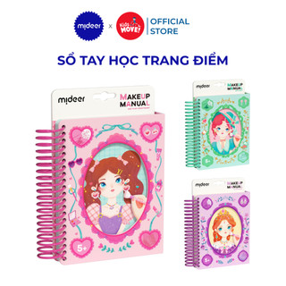 Sổ tay học trang điểm cho bé Mideer Makeup Manual chính hãng, sáng tạo, nhiều chủ đề, 5+
