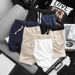 Quần short cotton nam phong cách Hàn Quốc