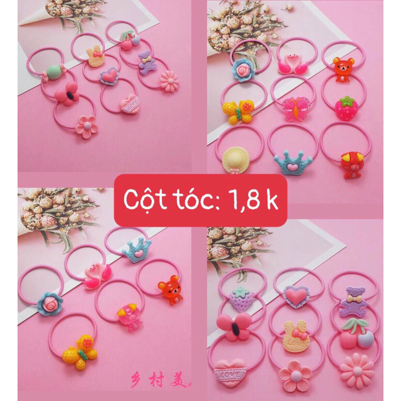 cột tóc cute