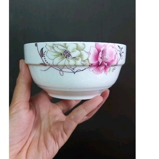 Bộ 2 chén gốm tráng men size vừa