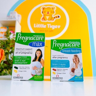 Vitamin bú, bầu Pregnacare Max - vitamin Tổng hợp cho bà bầu Pregnacare max & breast feeding của Anh
