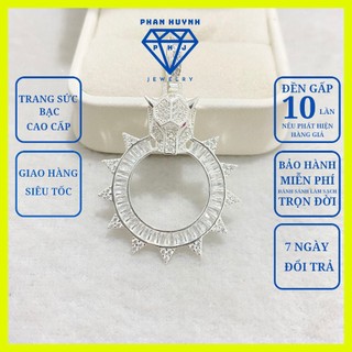  Mặt dây chuyền bạc Mặt trời cao cấp chất lượng bạc 925 PHAN HUYNH JEWELRY 