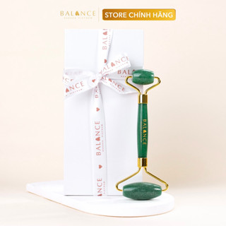 /TẶNG OIL/ - Thanh lăn Massage Thạch Anh Xanh Nam Phi cao cấp, tuổi đá cao, đạt Kiểm Định - Nâng Cơ - Trẻ Hoá - Thon Gọn