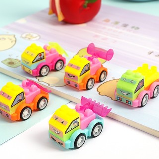 Đồ chơi ô tô mini xếp hình 7 chi tiết mini cho bé - bộ xếp hình xe hơi tl1891