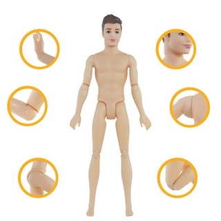 [Tặng mắt kính] Búp Bê Nam Ken Cao 30cm Mắt Gắn cơ thể 14 khớpTrơn Không Kèm đồ