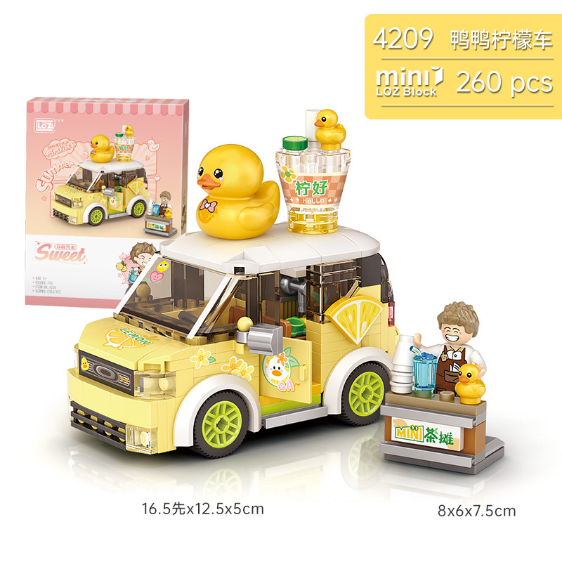 Bộ lắp ráp mô hình xe ngộ nghĩnh 4207-4210