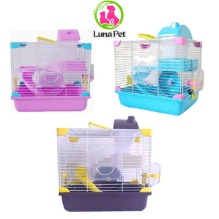 Lồng nuôi hamster Luna Pet LH07- Lồng chuồng nuôi hamster kèm phụ kiện đầy đủ