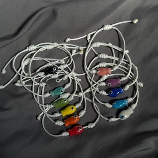 Vòng tay Con cá gốm cute Trendy Handmade Aura