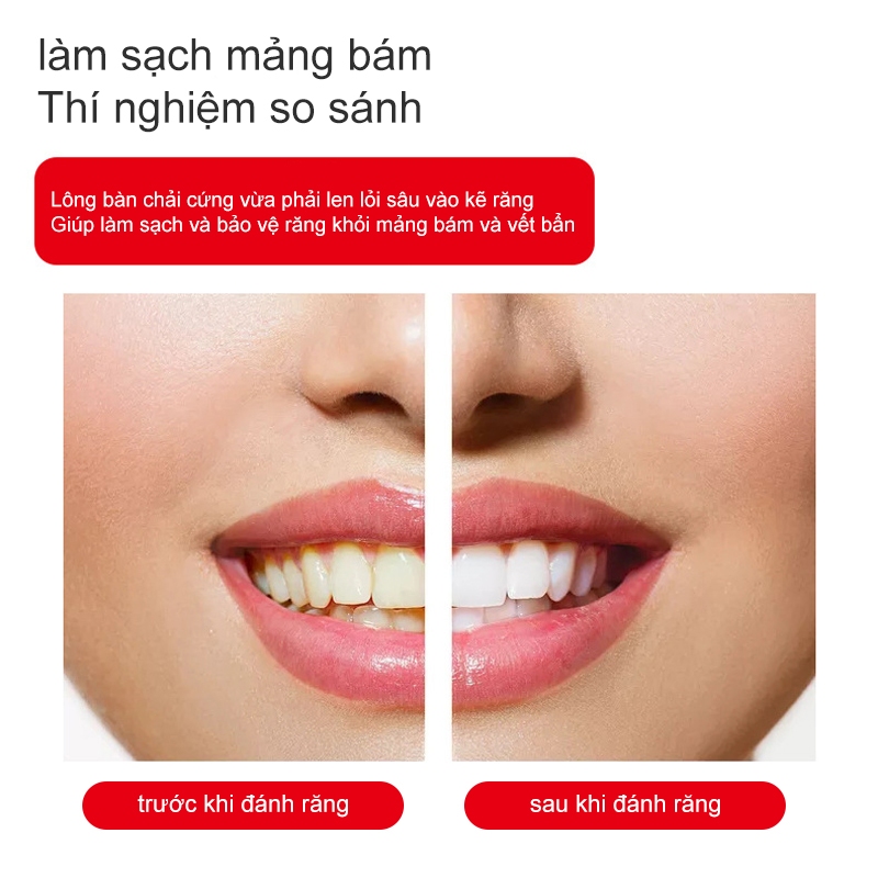 Bàn chải đánh răng lông mềm than tre Bàn chải đánh răng lông mềm đơn than tre