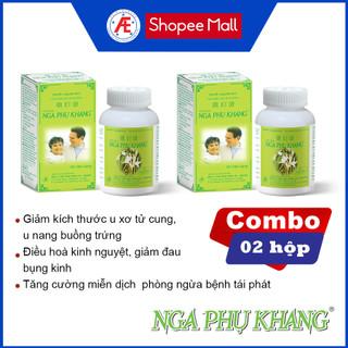 Nga Phụ Khang - hỗ trợ giảm kích thước u xơ tử cung u nang buồng trứng DƯỢC PHẨM Á ÂU