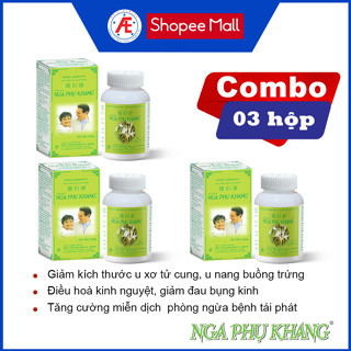 Nga Phụ Khang - hỗ trợ giảm kích thước u xơ tử cung u nang buồng trứng