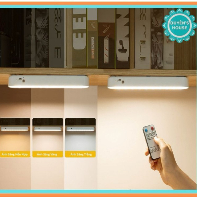 Đèn Led Cảm Ứng Tích Điện Đa Năng 3 Chế Độ Sáng Gắn Tường, Bàn Học, Phòng Ngủ Có Remote - P073