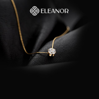 Dây chuyền nữ titan Eleanor Accessories mặt đính đá lấp lánh vòng cổ basic phụ kiện trang sức 6118
